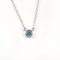 Aquamarine By the Yard Elsa Peretti Necklace in Silver from Tiffany & Co. 1