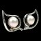 Tiffany & Co. Earrings Silver 925/Pearl X Pearl White Women's, Set of 2, Image 1