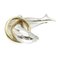 Broche con delfín plateado de Tiffany & Co., Imagen 2