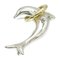 Broche con delfín plateado de Tiffany & Co., Imagen 4