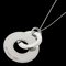 TIFFANY Double Circle Large Necklace Silver Women's &Co., Image 1