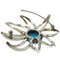 TIFFANY Fireworks Silver 925 Turquoise Brooch &Co. 3
