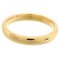 TIFFANY 750YG Band Women's Ring 750 Yellow Gold Size 9.5 5