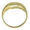 TIFFANY Open Heart Elsa Peretti K18 Yellow Gold No. 9 Women's Ring S, Image 5