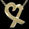 TIFFANY Loving Heart K18YG Necklace Total Weight Approx. 2.7g 41cm Jewelry 1