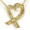 Collar TIFFANY Loving Heart K18YG Peso total Aprox. Joyería de 2.7g 41cm, Imagen 4