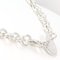 TIFFANY Return Toe Oval Tag Silver Necklace Total Weight Approx. 51.1g 39cm Jewelry Wrapping Free 3