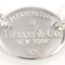 Collar de plata con etiqueta ovalada con punta de retorno TIFFANY Peso total Aprox. 51.1g 39cm Envoltura de joyas gratis, Imagen 2