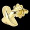 Tiffany Earrings Signature One Ear Only 1P 750 K18 Approx. 3.2G Yellow Gold Women's ＆Co. Jewelry Accessories Pierced Earrings, Set of 2 1
