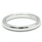 TIFFANY Stacking Band Ring Elsa Peretti Platinum Fashion Diamond Band Ring Carat/0.02 Silver 5