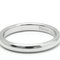 TIFFANY Stacking Band Ring Elsa Peretti Platinum Fashion Diamond Band Ring Carat/0.02 Silver 9