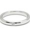 TIFFANY Stacking Band Ring Elsa Peretti Platinum Fashion Diamond Band Ring Carat/0.02 Silver 6