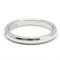 TIFFANY Stacking Band Ring Elsa Peretti Platinum Fashion Diamond Band Ring Carat/0.02 Silver 3
