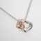 TIFFANY 925 750 double open heart pendant, Image 6