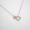TIFFANY 925 750 double open heart pendant, Image 5