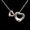 TIFFANY 925 750 double open heart pendant, Image 1