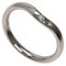Curved Band Diamond Ring in White Gold from Tiffany & Co. 1