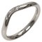 Curved Band Diamond Ring in White Gold from Tiffany & Co. 2