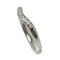 TIFFANY&Co. Pt950 Platinum Curved Band Diamond Ring 60016941 3.5g Women's 2