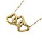 Necklace with Triple Heart in Yellow Gold from Tiffany & Co., Image 1