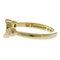 TIFFANY Open Heart Ring No. 8 18K K18 Yellow Gold Diamond Women's &Co. 4