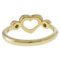 TIFFANY Open Heart Ring No. 8 18K K18 Yellow Gold Diamond Women's &Co. 5
