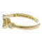 TIFFANY Open Heart Ring No. 8 18K K18 Yellow Gold Diamond Women's &Co. 6