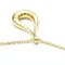 Offene Teardrop Halskette aus Gelbgold von Tiffany & Co. 6