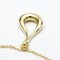 Offene Teardrop Halskette aus Gelbgold von Tiffany & Co. 7