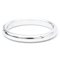 TIFFANY Stacking Band Ring Elsa Peretti Platinum Fashion Diamond Band Ring Carat/0.02 Silver, Image 2