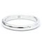 TIFFANY Stacking Band Ring Elsa Peretti Platinum Fashion Diamond Band Ring Carat/0.02 Silver 3