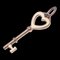 TIFFANY Heart Key Oro rosa [18K] Sin piedra Collar con colgante de moda para hombres y mujeres [Oro rosa], Imagen 1