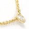 TIFFANY Visor Yard K18YG Necklace Diamond Approx. 0.03ct Total Weight 1.8g 40cm Jewelry 3