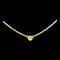 TIFFANY&Co. Necklace Visor Yard 1PD YG 750 Diamond Single Gold Color Accessory Women's USED 1