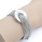 TIFFANY&Co. Silber 925 Kreis 10-reihiges Ketten Toggle Armband 47.0g 21cm Damen 2