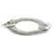 TIFFANY&Co. Silber 925 Kreis 10-reihiges Ketten Toggle Armband 47.0g 21cm Damen 4