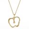 18K Gold Open Apple Necklace from Tiffany & Co., Image 1