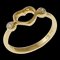 TIFFANY Open Heart Diamond Ring Size 10 18K Yellow Gold Women's &Co. 1