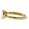 TIFFANY Open Heart Diamond Ring Size 10 18K Yellow Gold Women's &Co. 4