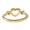 Anillo de diamantes de corazón abierto TIFFANY, tamaño 10, oro amarillo de 18 quilates, Women's & Co., Imagen 5