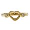 TIFFANY Open Heart Diamond Ring Size 10 18K Yellow Gold Women's &Co. 3