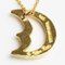 TIFFANY & Co. K18 750 Yellow Gold Crescent Moon Pendant/Necklace Approx. 40.5cm 2