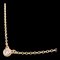 TIFFANY visor yard diamond women's necklace 750 pink gold, Image 1