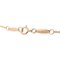 TIFFANY visor yard diamond women's necklace 750 pink gold 8