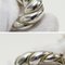 Tiffany Twisted Rope Ring Combination Earrings K18Ygx Silver, Set of 2 10