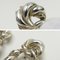 Tiffany Twisted Rope Ring Combination Earrings K18Ygx Silver, Set of 2 9