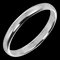 TIFFANY Forever Wedding Ring Size 19.5 Classic Band 3mm Model 5.19g Pt950 Platinum 1