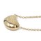 TIFFANY&Co. K18YG Yellow Gold Beans Necklace 3.0g 40cm Women's 2