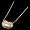 TIFFANY&Co. K18YG Yellow Gold Beans Necklace 3.0g 40cm Women's 1