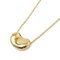 TIFFANY&Co. K18YG Yellow Gold Beans Necklace 3.0g 40cm Women's 3